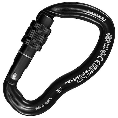 Kong Usa Asymmetric, 99 mm Length, 19 mm Gate Opening, Aluminum Alloy, Black 783IA0NNNKK
